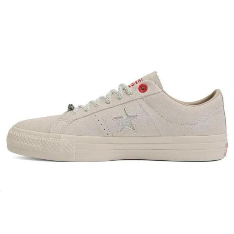 Converse One Star Pro Удобные и Универсальные Низкие Кеды Унисекс Бежевые