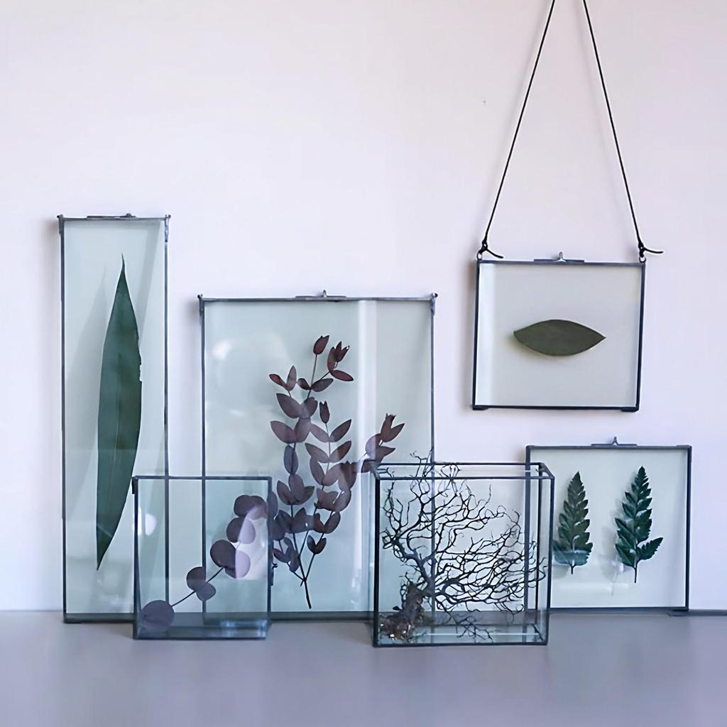 Стеклянная фоторамка с золотой рамкой - Настенное и настольное декоративное display