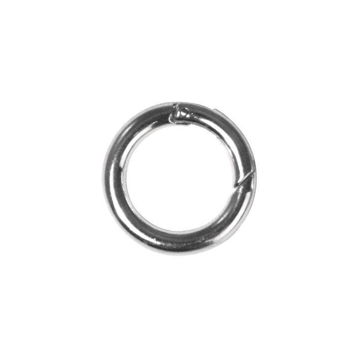 Fermoir, rond, 25mm ø, platine, 1pièce