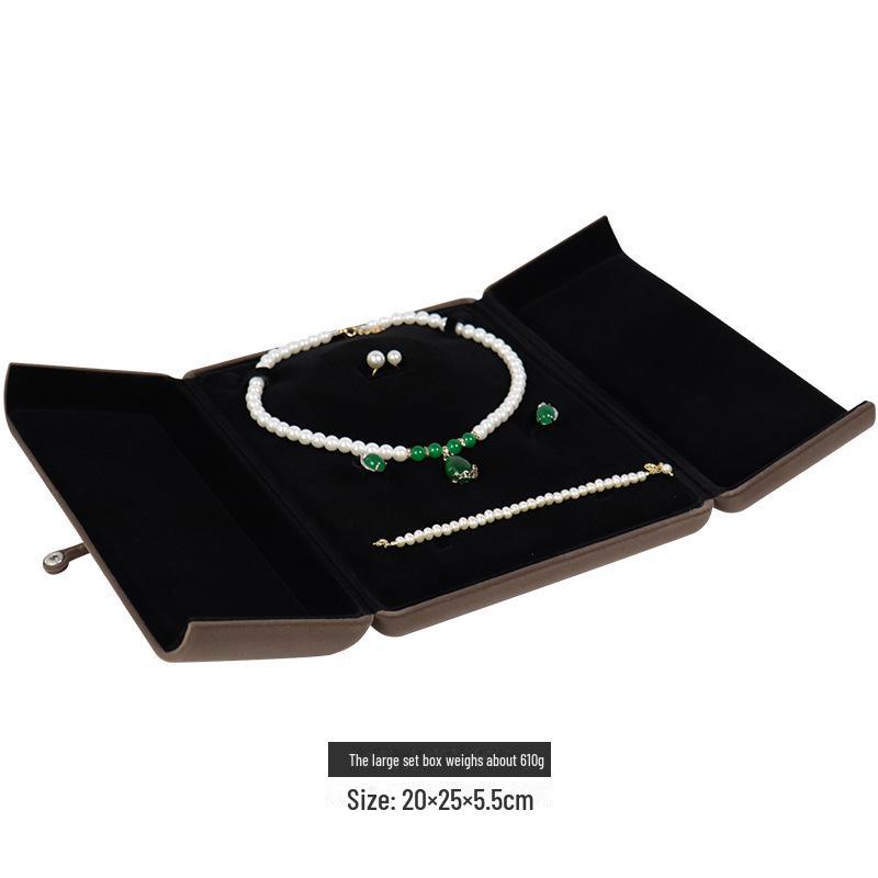 Набор фланелевых шкатулок для украшений: Хранение колец, ожерелий, браслетов, кулонов, сережек