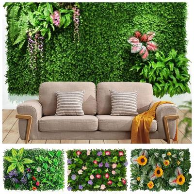 60*40 см Панель-стена из искусственных растений Цветок Искусственный Папоротник Трава Свадьба