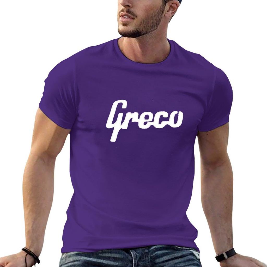 Greco Guitar T-Shirt summer top anime stuff t shirt for men