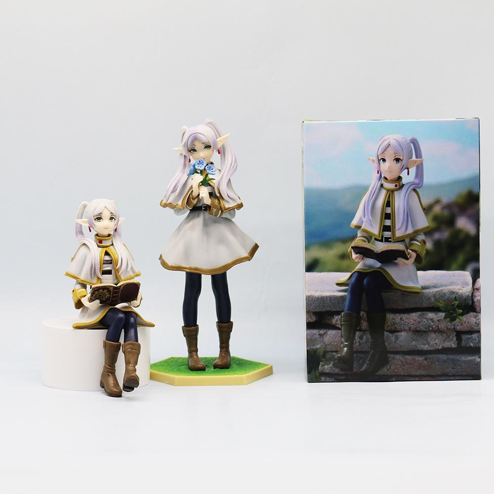 18,5 см Фрирен: Фигурка Frieren из аниме 'Провожающая в последний путь Фрирен', ПВХ, фигурка действия, модель, игрушки, коллекционная кукла, подарок
