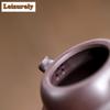 150 мл старинный исинский фиолетовый глиняный чайник ручной работы тыквенный горшок сырой руды фиолетовый глиняный чайник с фильтром чайный сервиз Zisha аксессуары для кафе