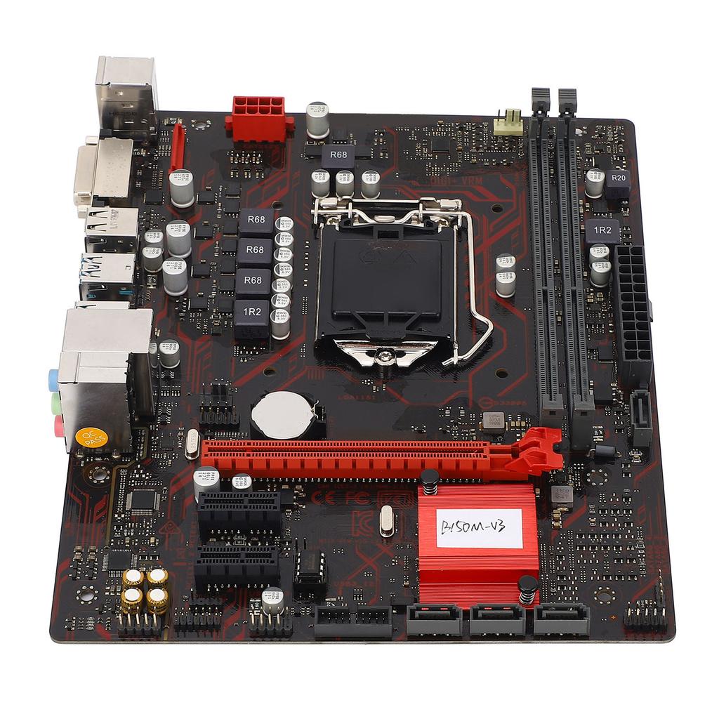 Материнская плата M ATX для настольного ПК PCI E 3.0 Разъем для ЦП LGA 1151 Двухканальная память DDR4 2133 МГц для Core I7 I5 I3 Pentium Celeron 14 нм