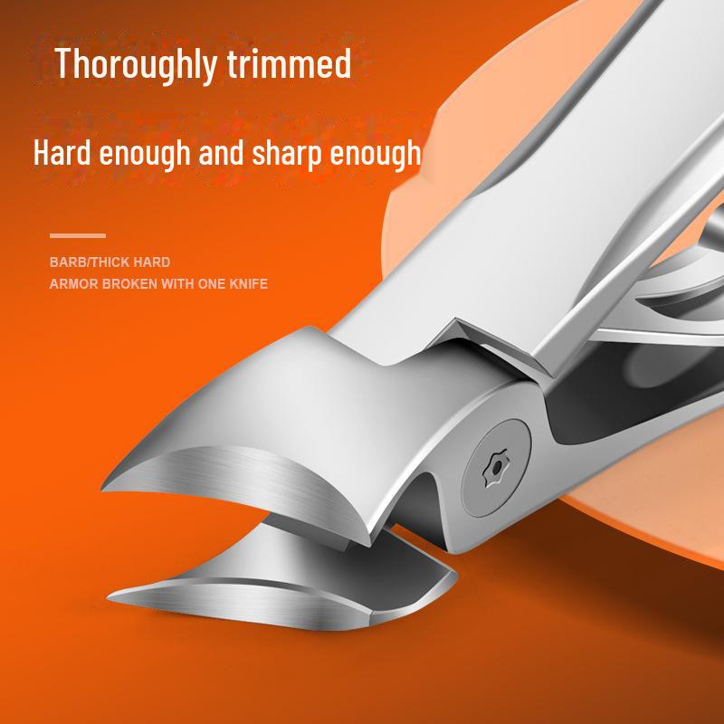 Кусачки для ногтей с большим раскрытием и наклоном - ножницы из нержавеющей стали для удаления пудры