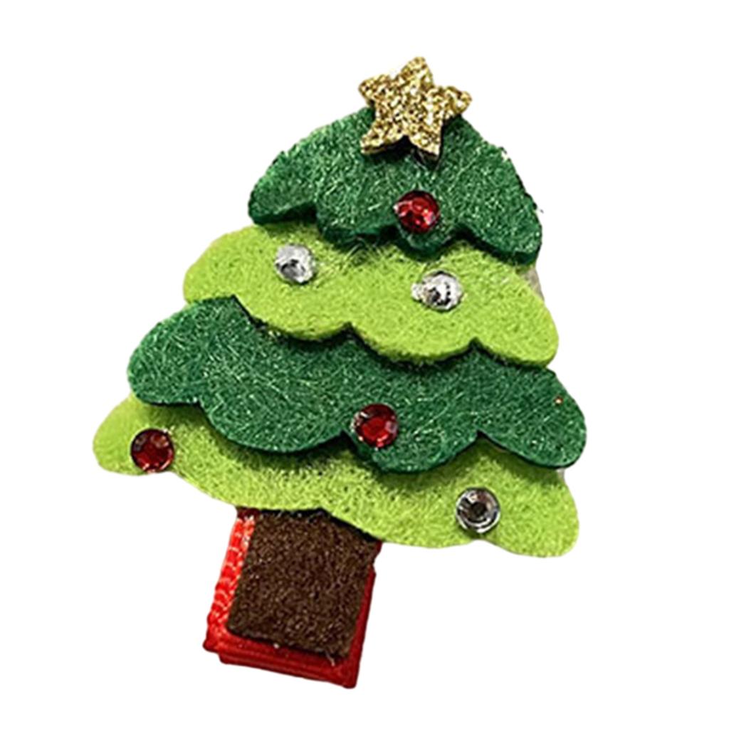 Милые заколки для волос в виде рождественской елки, горячие девушки, блестящая заколка для волос в виде рождественской елки, праздничная заколка для волос для женщины, заколка для волос для хвостика