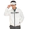 Callaway Blouson Golf Outerwear C24215100 Men's Full-Zip (Star Stretch Water-Repellent, Breathable, Windproof) / / 1030_White