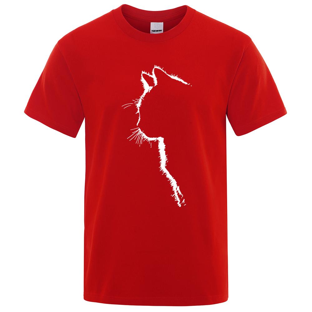 Футболки из хлопка для мужчин, забавные принты, крутые футболки с изображением животных, свободные футболки большого размера с коротким рукавом, мужская уличная одежда в стиле хип-хоп