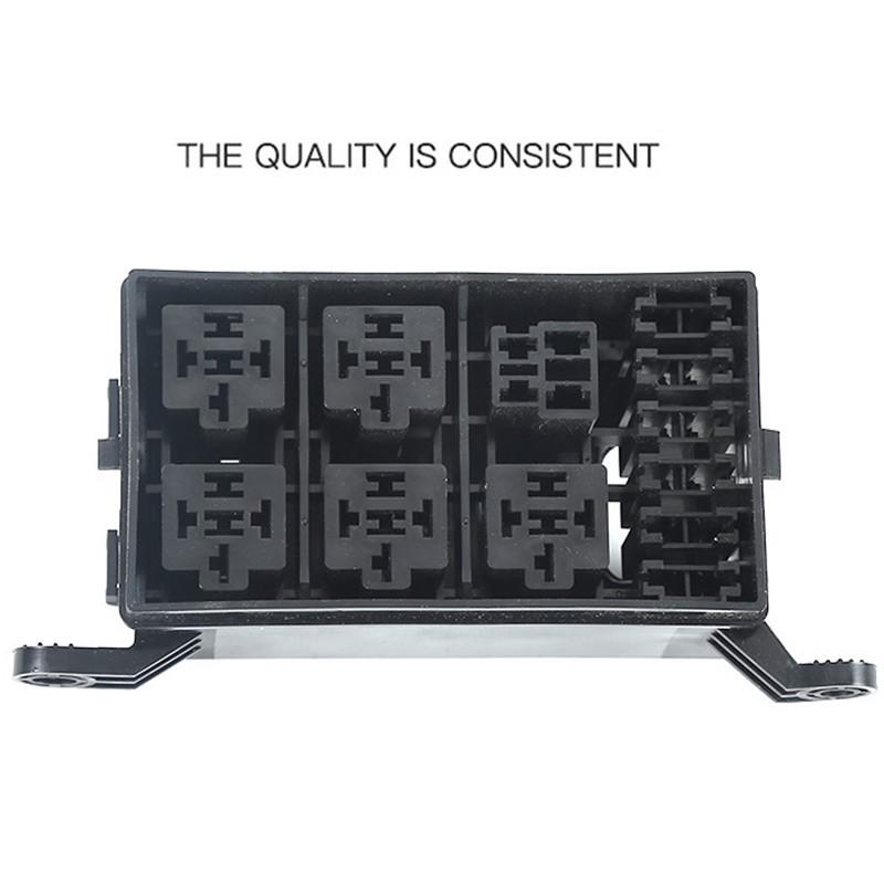 Автомобильный блок реле на 12 слотов 6 предохранителей ATC/ATO 6 реле стандартный блок держателя предохранителей с плоскими контактами