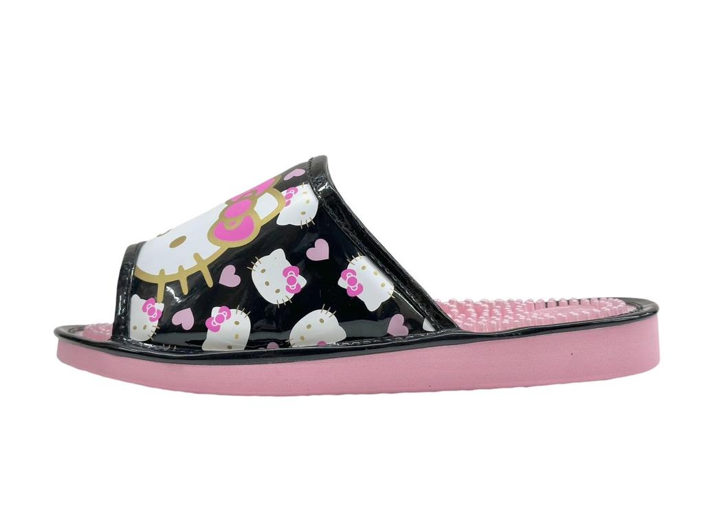 Hello Kitty Health Sandals Slippers [Sanrio] Women's SA-4196L (Black, L)