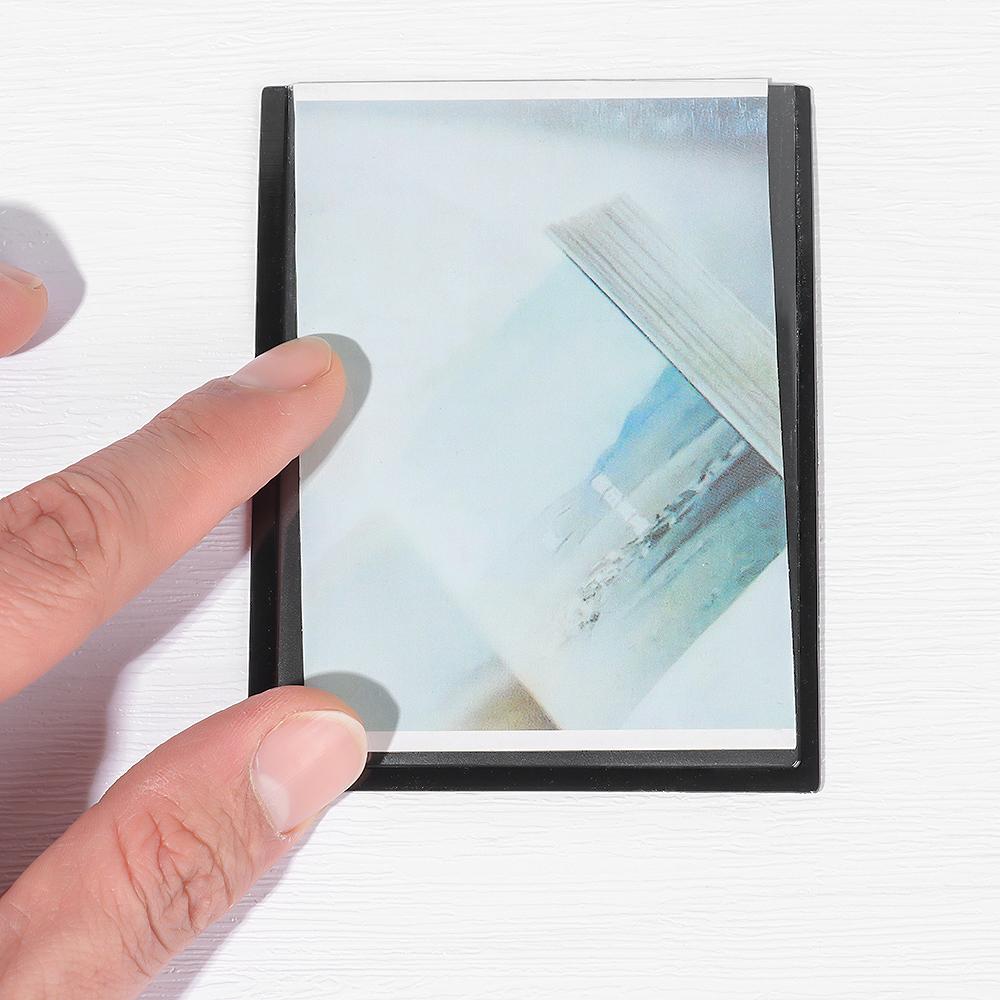 Black Fridge Living Decor Photo Magnetic Frame Picture Photoframe