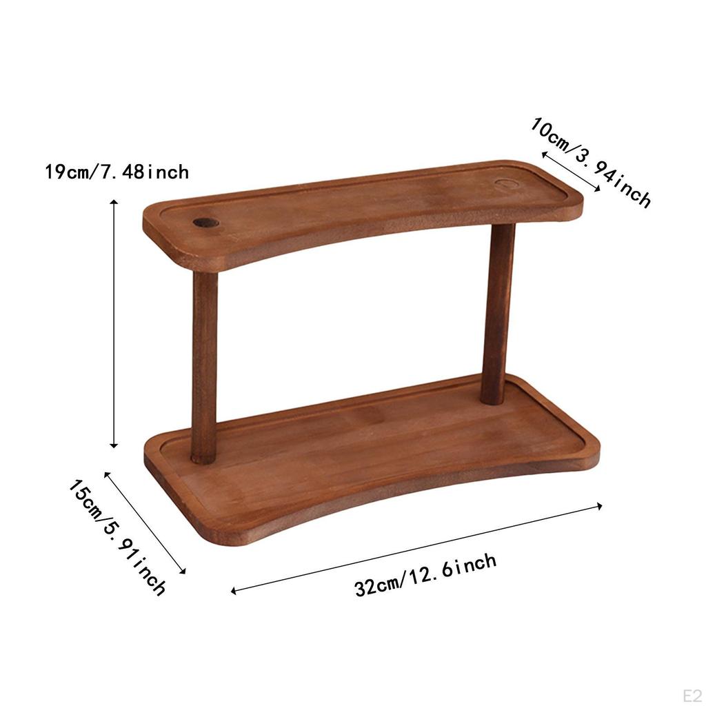 2 Tier Desktop Organizer for Makeup And Spice Rack Display In Dorm Living Room