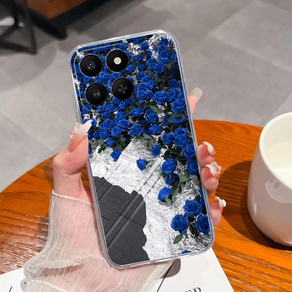 For Honor 400 Smart Phone Case Leisure Style Patterns Soft Silicone TPU Transparent Lightweight Cover For Honor400 Smart Bumper