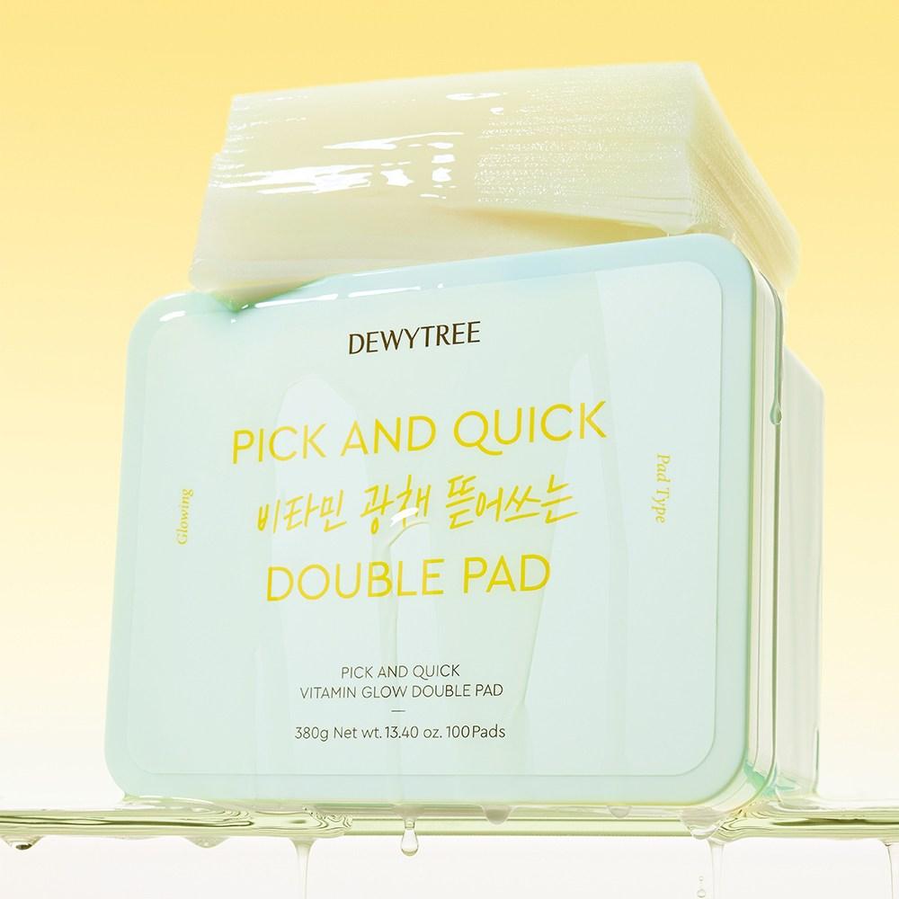 DEWYTREE Pick&Quick Vitamin Glowing Double Pad 380 г, 100 шт., 2 шт.