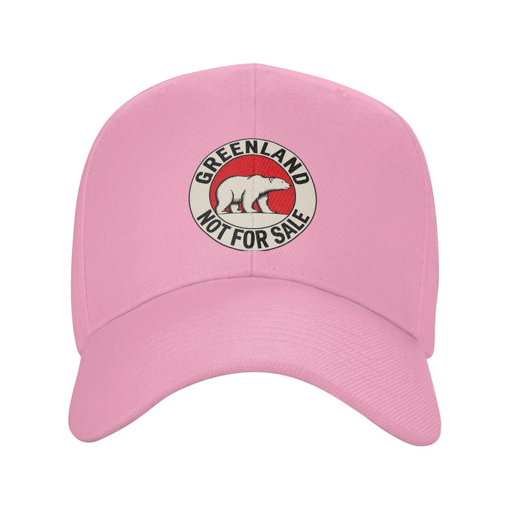 Greenland Is Not For Sale Bear Logo Sun Baseball Cap Summer Fashion Trucker Hat For Female Male Outdoor Gym Snapback Cap