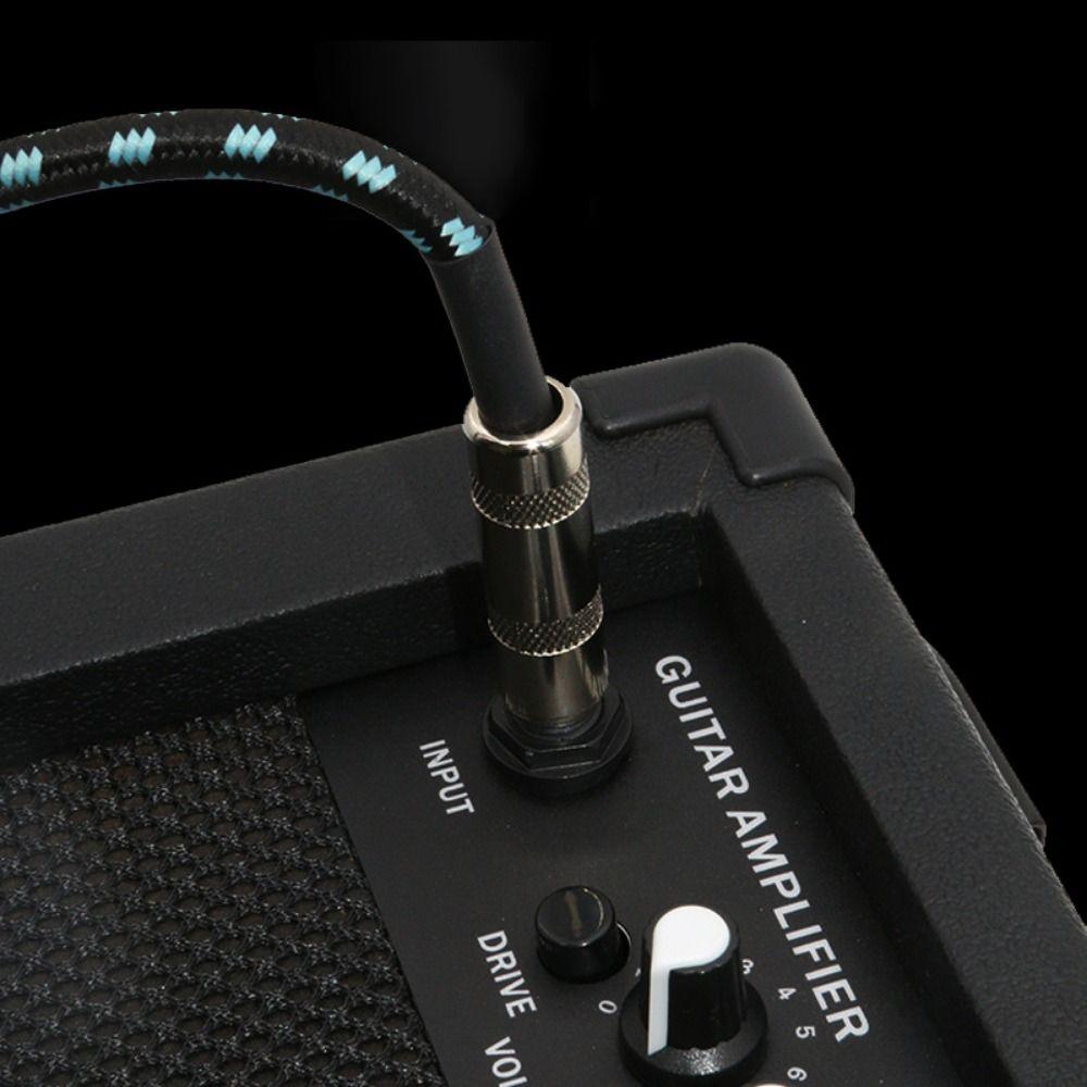 6.5mm Audio Guitar Effect Pedal Cable Mono Cable Guitar Amplifier Patch Cord  Playing Ornament