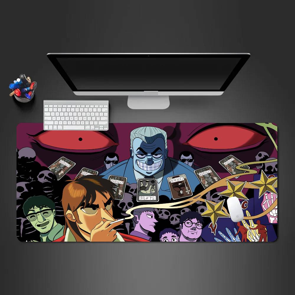 Игровой коврик для мыши K-Kaiji, противоскользящий, подходит для офисных компьютеров, ноутбуков, игрового стола для киберспорта, XXL, для клавиатуры