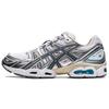 Gel Nimbus 9 White Steel Grey Men Sneakers 1201A424-102