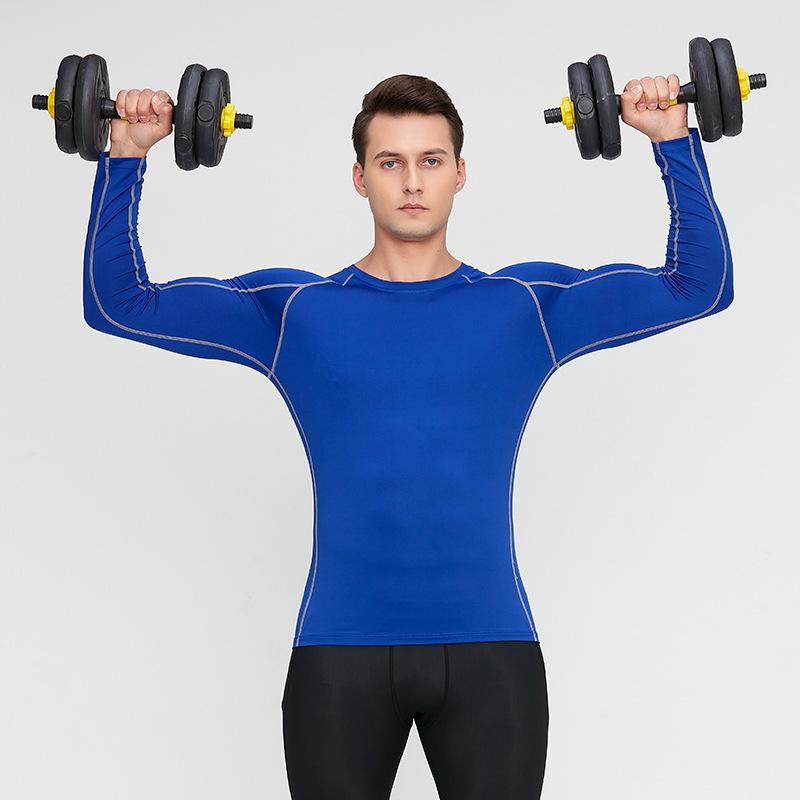 Мужская рубашка базового слоя с длинным рукавом, спортивные футболки для бега, компрессионные колготки, легкая майка, уличные солнцезащитные рубашки с длинными рукавами, футболки UPF 50+