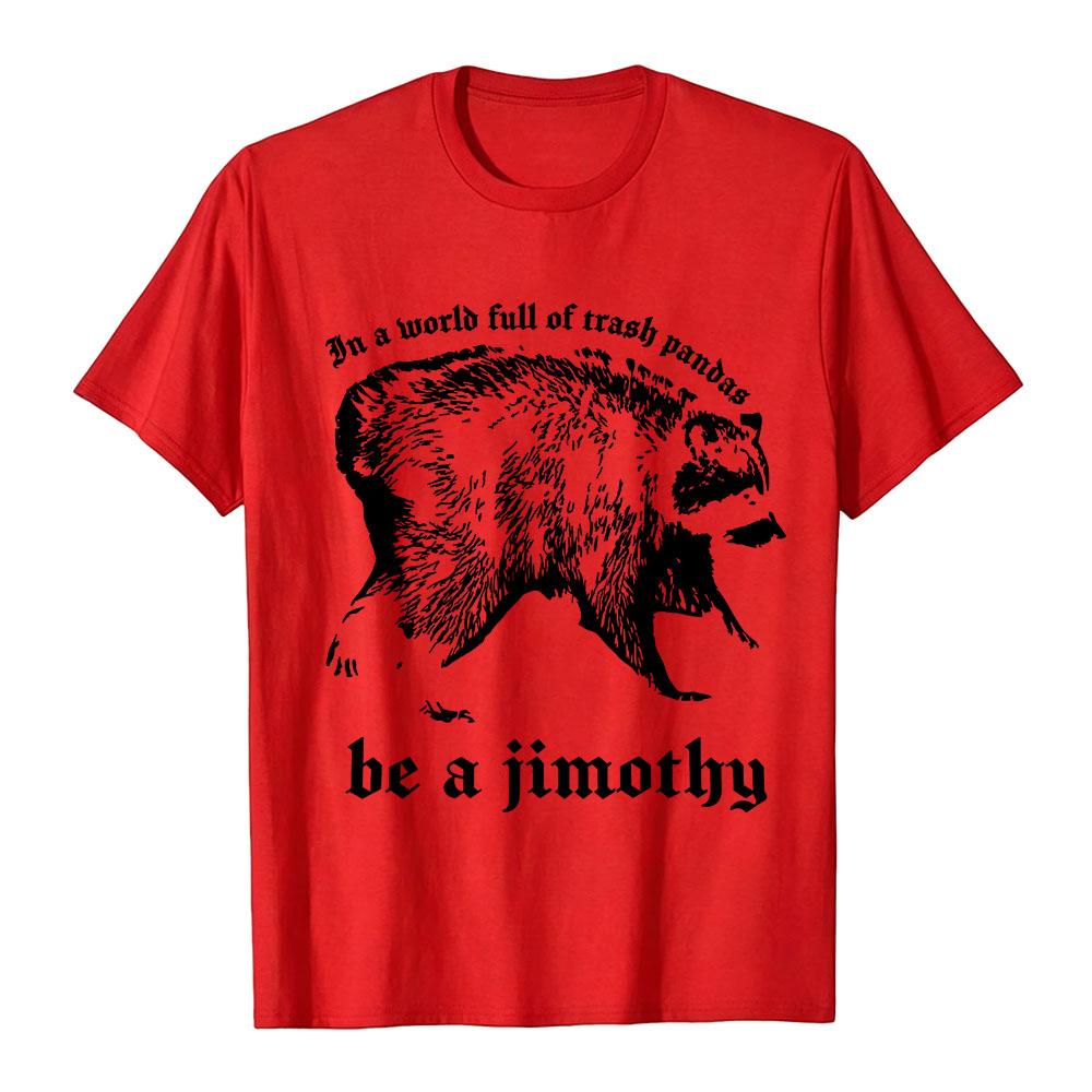 Jimothy The Racoon Graphic Tshirt Funny Seattle Washington Meme Tees Comfort Colors Unisex Weirdcore T-shirt Cotton Summer Tops