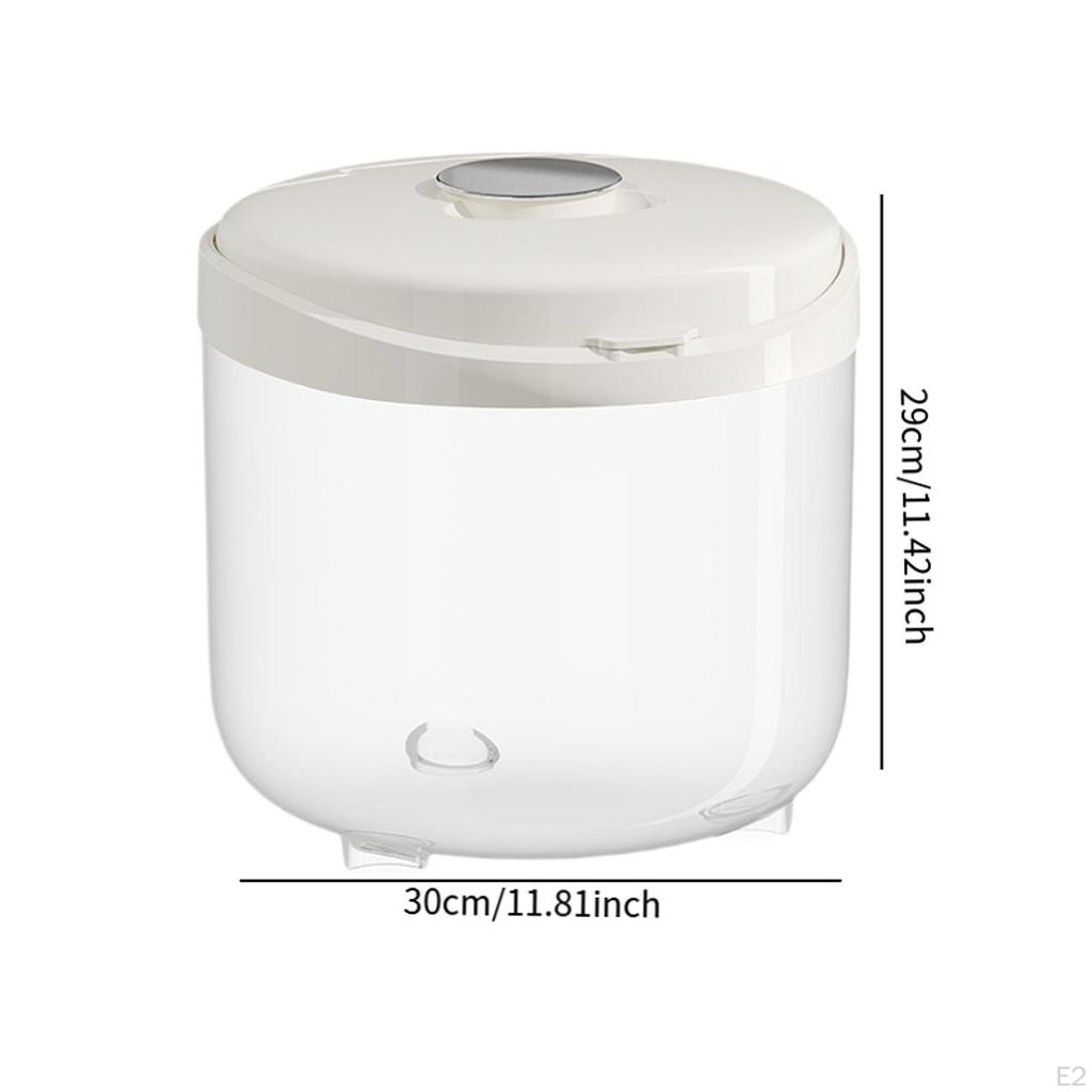 Герметичный контейнер для риса, ведро для хлопьев с запирающейся крышкой, органайзер для хранения продуктов, дозатор муки для