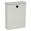 Green Life Wall-Mounted Steel Mailbox, Fits Mail and A4 Envelopes (No. 2), with Combination Lock, Simple and Stylish, White, FHD-01D(WH)