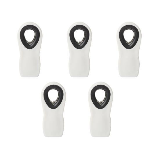 5Pcs Sealing Clip Refrigerator Magnet Damp-proof Snack Bread Bag Food Preservation Sealing
