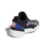 adidas ДОН. Номер 2 Дышащие Низкие Детские Баскетбольные Кроссовки Черно-Оранжево-Зеленые Подростковые FZ1423