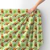 Royal Samt Stoff Polyester Zum Nähen - Motiv Roter Panda