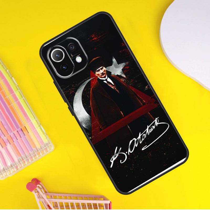 Турция Волк Мустафа Кемаль Ататюрк Чехол Для Xiaomi 13 14 Ultra 11T 12T 13T 14T Pro POCO X7 Pro X3 X5 F3 F5 F6 M6 X6 Pro Чехол