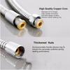 1.5/2m Water Shower Head Hose Tube Connector Long Pipe for Home Bathroom Shower Extension Plumbing Stainless Steel
