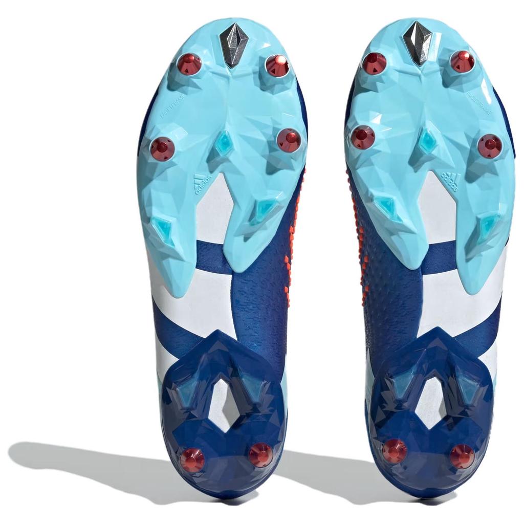 Adidas Predator Accuracy.1 Soft Comfortable Non-Slip Lightweight Soccer Shoes Unisex Soccer Shoes Blue White IF2291