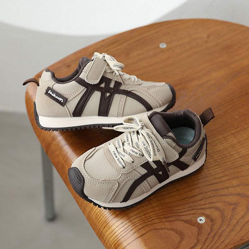 Детские кроссовки Forrest Gump 2025 кожаные новые весенне-осенние спортивные кроссовки для мальчиков универсальные повседневные туфли 1-7 лет женские для малышей