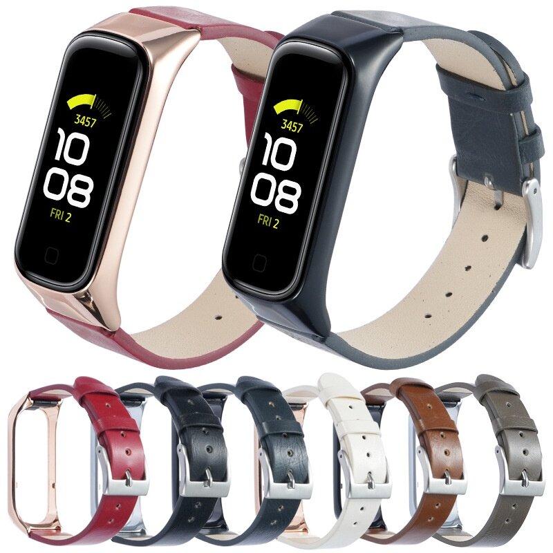 Bracelet For Samsung Galaxy Fit2 R220 Watch Leather Strap For Samsung Galaxy Fit 2 R220 Smart Band Accessories