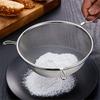 1pc Kitchen Cleaning Net, Oil Separation, Grease Removal, Flour Screening, Wide Edge Oil Grid, Commercial Stainless Steel Strain