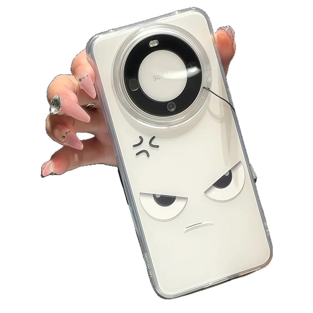 Fierce Expression for Apple 16Plus Mobile Phone Case for IPhone15 New Model 14ROMAX/13/12/11 Transparent