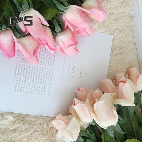 Многоразовая имитация розы с влажной поверхностью, креативные свадебные декоративные растения, свадебный искусственный цветок розы