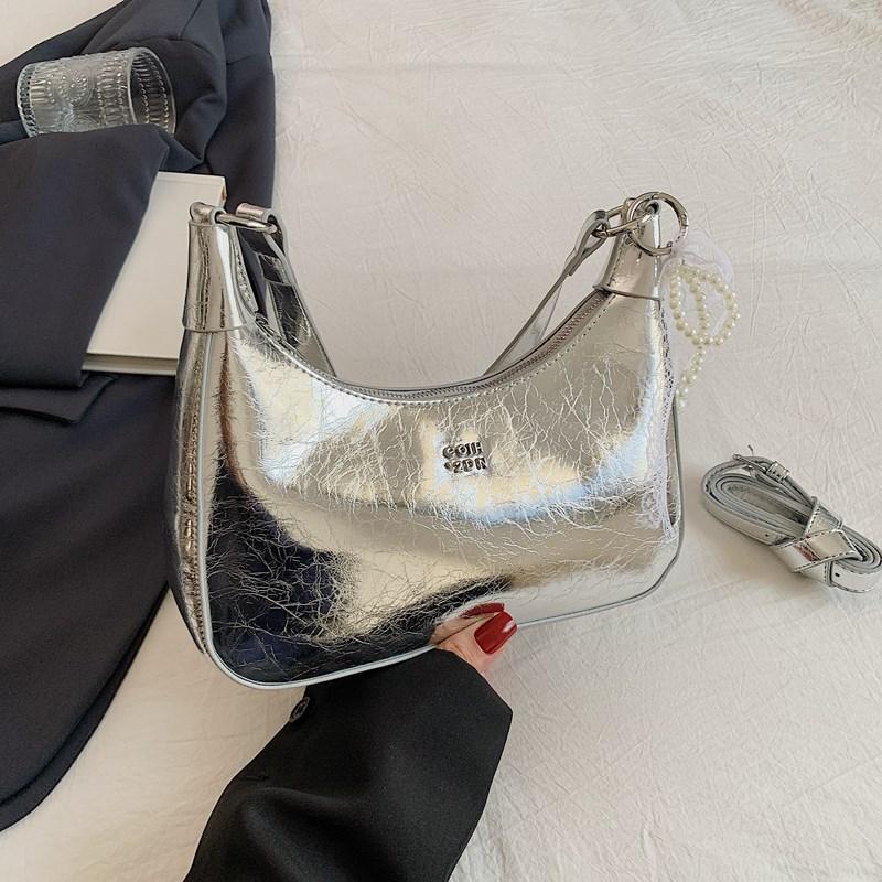 Сумка под мышкой премиум-текстуры женская 2025 новая трендовая летняя в иностранном стиле на плечо женская сумка универсальная с косым ремнем женская сумка