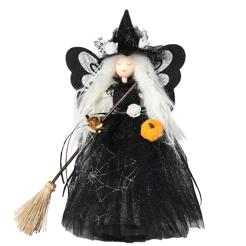 Верхушка для елки на Хэллоуин, украшение на Хэллоуин, устойчивое размещение, удобное на ощупь, коническое основание, тонкая работа