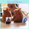 Plush Aobing Capybara Toy Keychain With Wagging Tail Soft Pp Cotton Bag Decor