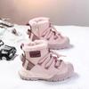 Children's Snow Boots 2025 Winter New Snow Boots Boys Fleece Thickened Warm Girls Large Cotton Boots Fashion