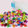 Rotating Fun Assembled Snowflake Pieces Colorful Early Education Toys  Educational Activities