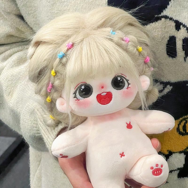 Кавайная Плюшевая Хлопковая Кукла Идол Набитая Фигурка Супер Звезды Куклы Милое Толстое Тело Девушка с Цветами Вишни Кукла Может Менять Одежду Подарок