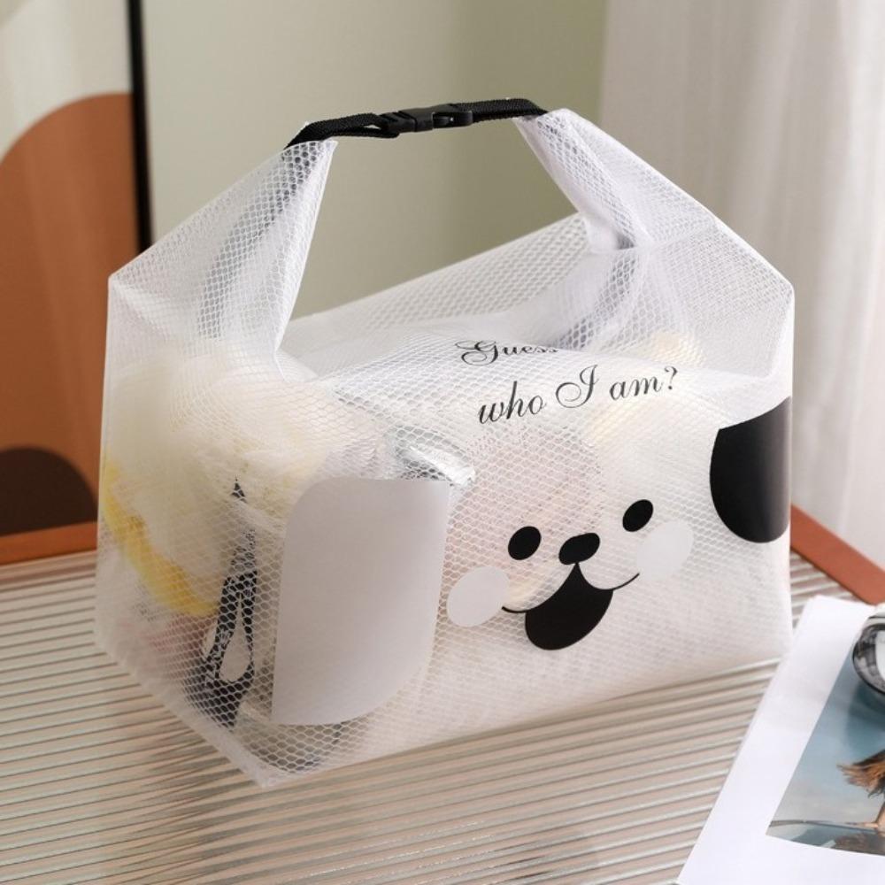 Mesh Travel Toiletry Bag Waterproof Cosmetic Storage Bag Portable Cosmetic Container  Fitness