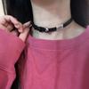 Chic Spicy Girl Leather Bell Choker Necklace – Unique Minority Design