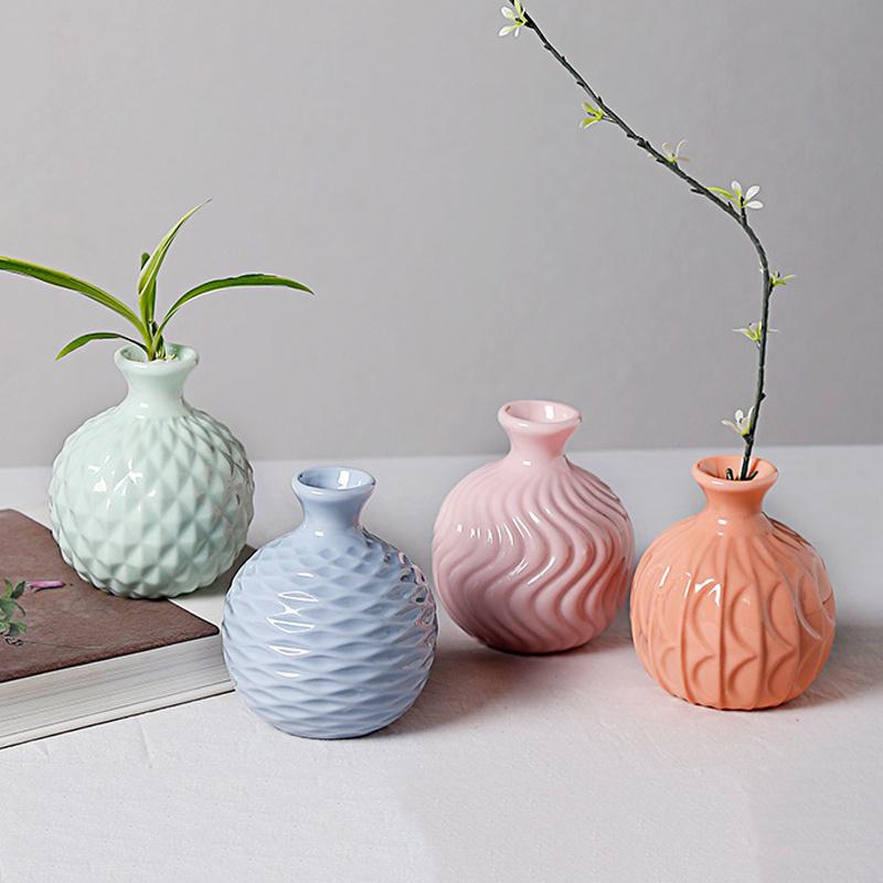 Мини-гидропонная ваза, настольные украшения, украшение для дома, керамическая ваза, горшок для растений, бутылка для ароматерапии, садовые принадлежности