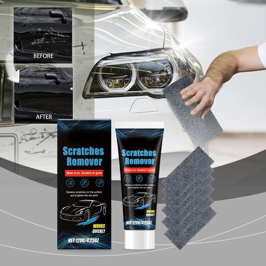 Паста для ухода за царапинами на автомобиле, удаление царапин, полировка лакокрасочного покрытия автомобиля, техническое обслуживание, удаление загрязнений и дезактивация краски, паста для удаления царапин