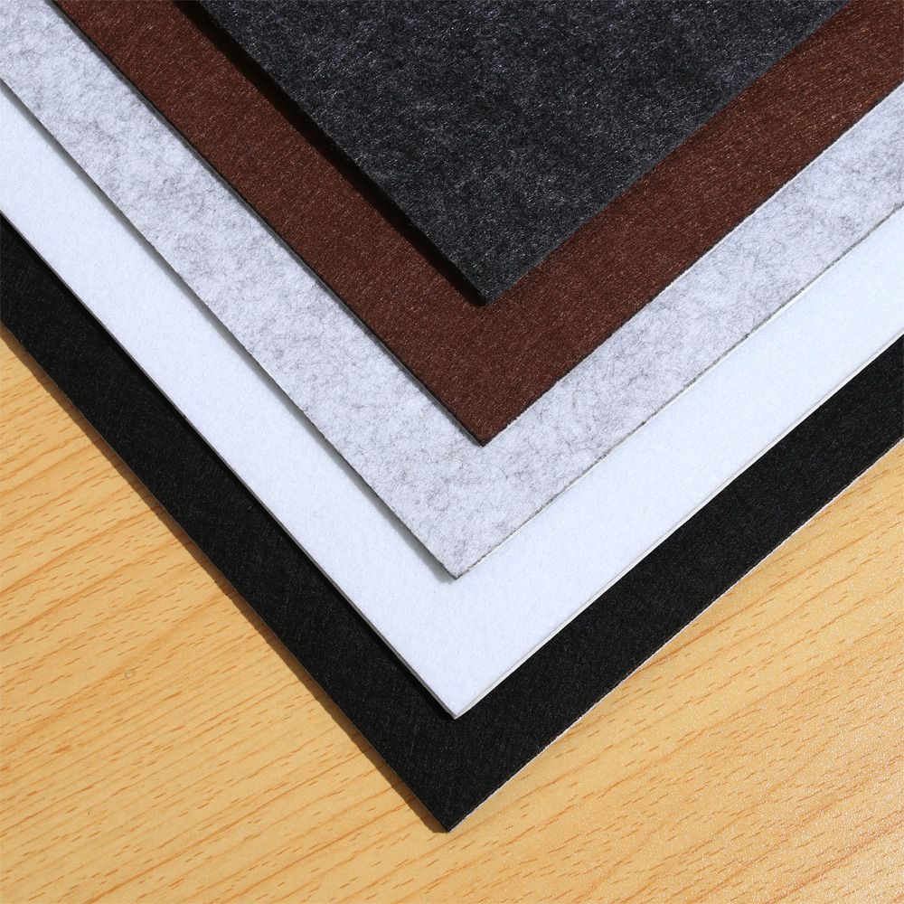 1 Sheet 3/5mm Self Adhesive Furniture Leg Felt Pads Anti Slip Chair Table Mats Floor Protection Anti Scratch 21x30cm DIY Cutting