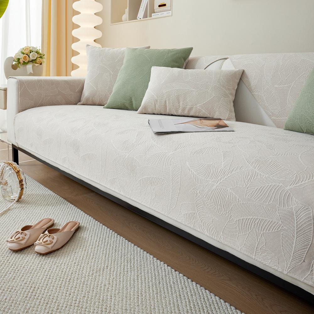 Жаккардовая диванная подушка из синели, универсальная легкая, роскошная, современная, простая подушка, нескользящая ткань для дивана